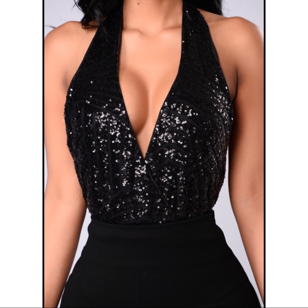 Fashion Nova sequin bodysuit